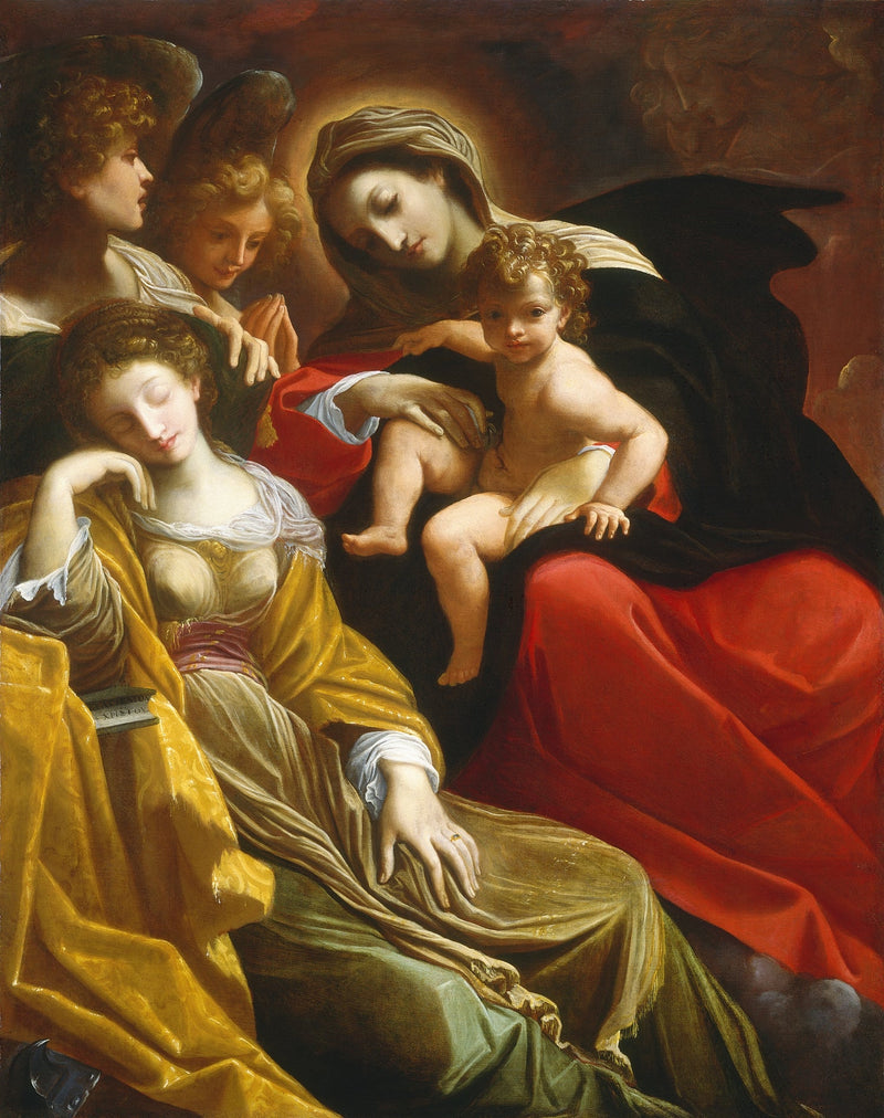 Le Rêve de Sainte Catherine d'Alexandrie - Ludovico Carracci