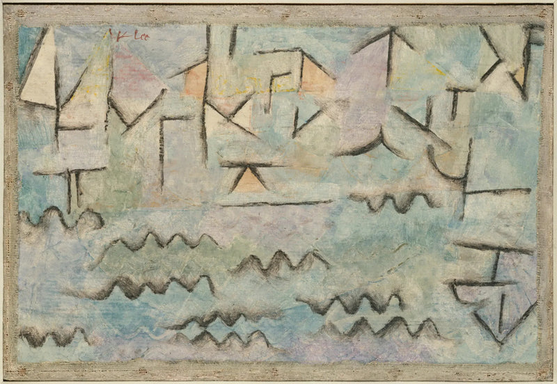 Le Rhin à Duisbourg - Paul Klee