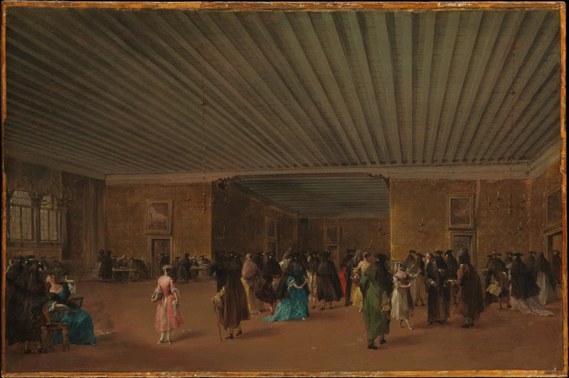 Le Ridotto Pubblico au Palais Dandolo - Francesco Guardi