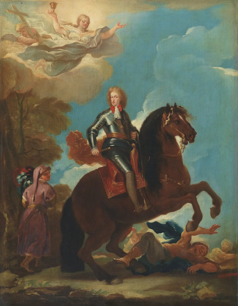 Le roi Charles II d'Espagne à cheval - Luca Giordano