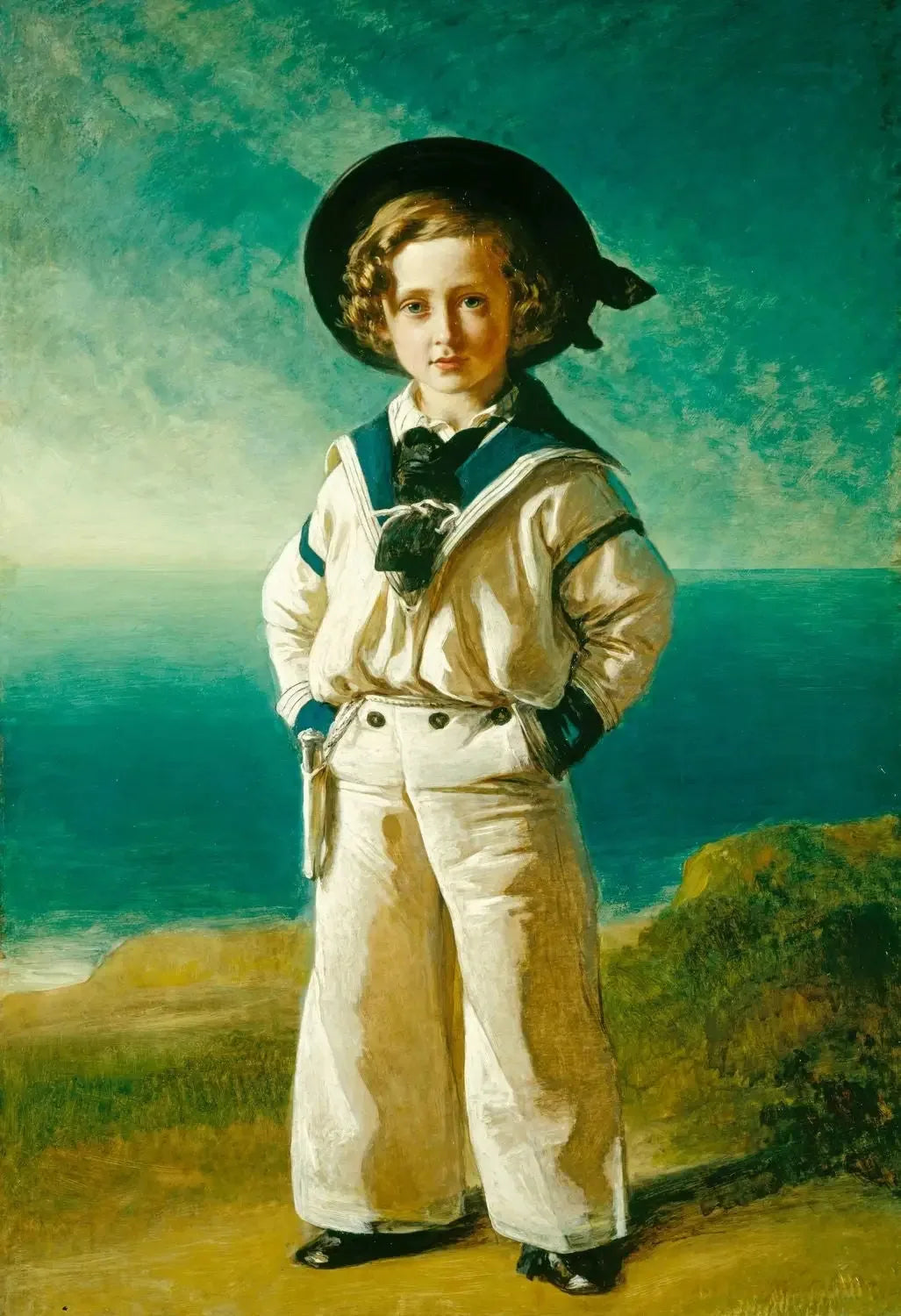 Le roi Édouard VII (1841-1910), alors qu'Albert Édouard, prince de Galles - Franz Xaver Winterhalter image 1 reproduction réalisée par Alpha Reproduction
