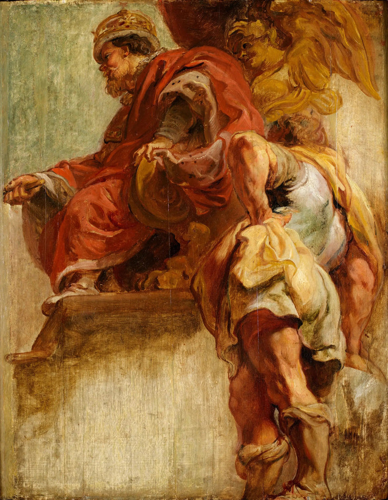 Le roi Jacques Ier unifie l'Angleterre et l'Écosse - Peter Paul Rubens