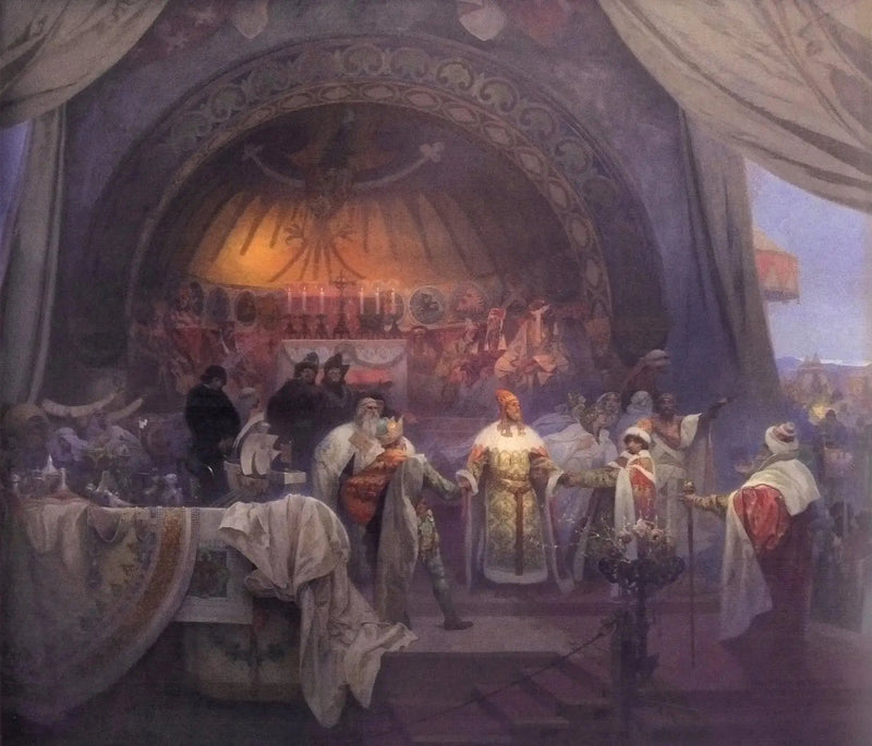 Le Roi Premysl Ottokar II de Bohême - Alphonse Mucha