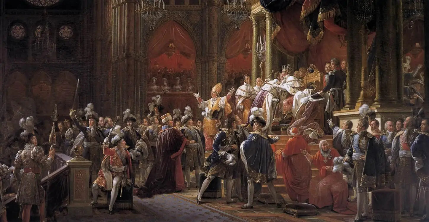 Le sacre de Charles X - François Gérard image 1 reproduction réalisée par Alpha Reproduction