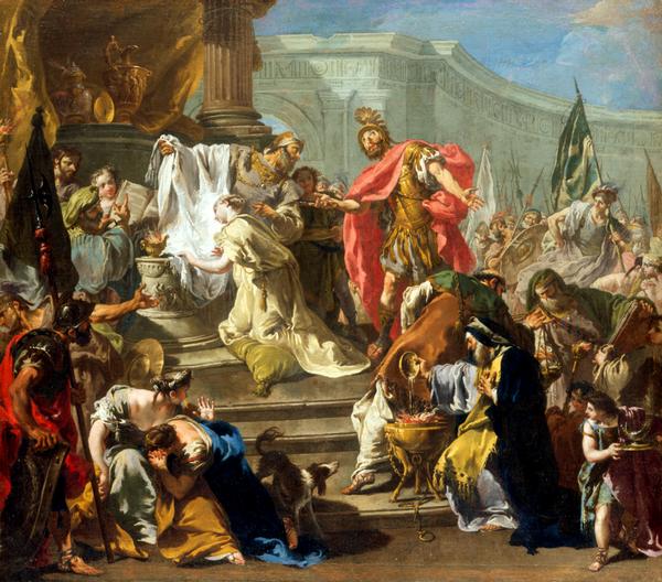 Le Sacrifice de la fille de Jephté (Pittoni, Southampton) - Giovanni Battista Pittoni