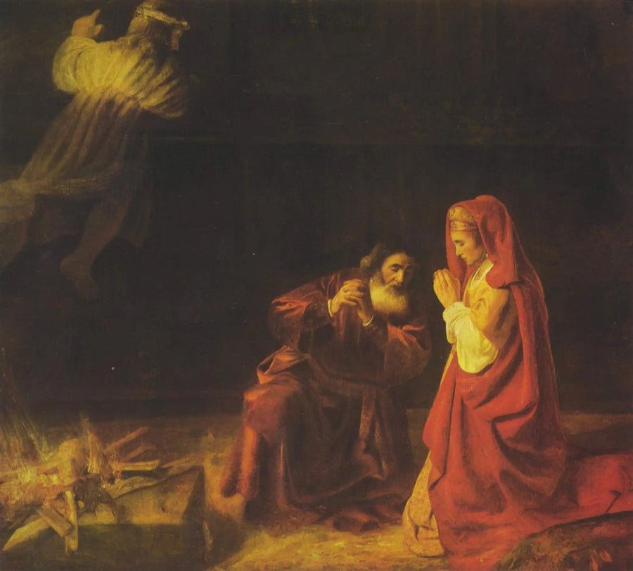 Le sacrifice de Manoah - Rembrandt