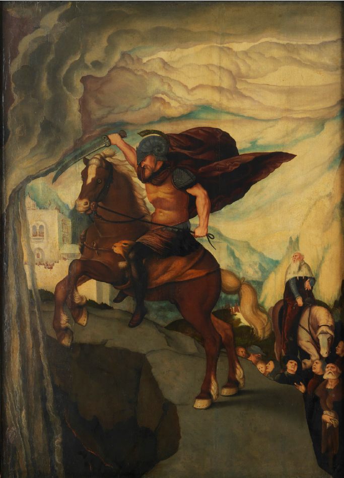 Le sacrifice de soi de Marcus Curtius - Hans Baldung Grien