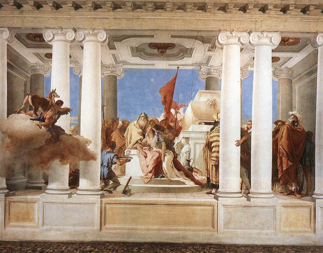 Le Sacrifice d'Iphigénie - Giovanni Battista Tiepolo