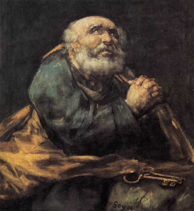 Le Saint Pierre repentant - Francisco de Goya