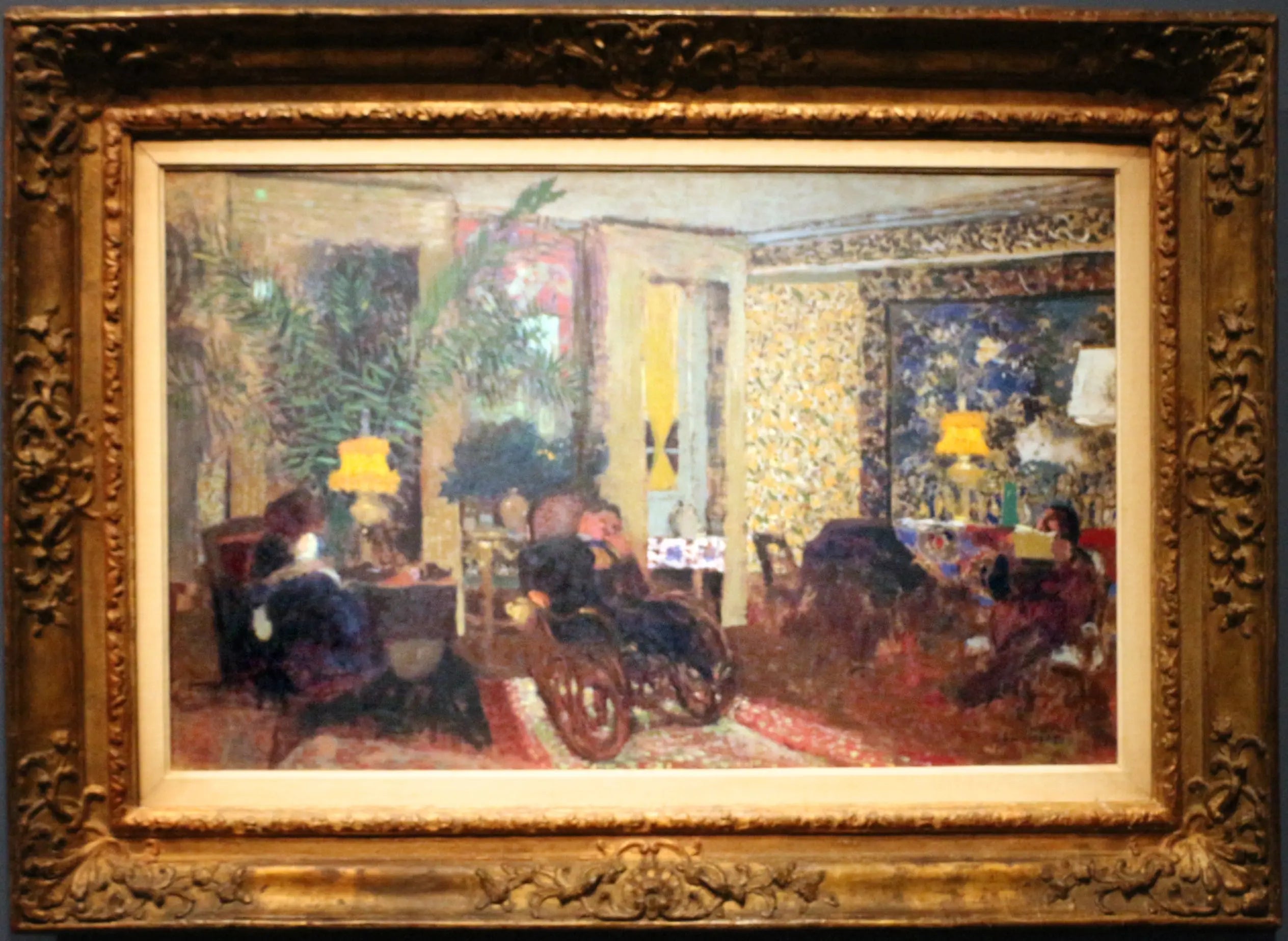 Le Salon aux trois lampes rue Saint-Florentin - Édouard Vuillard - Alpha Reproduction
