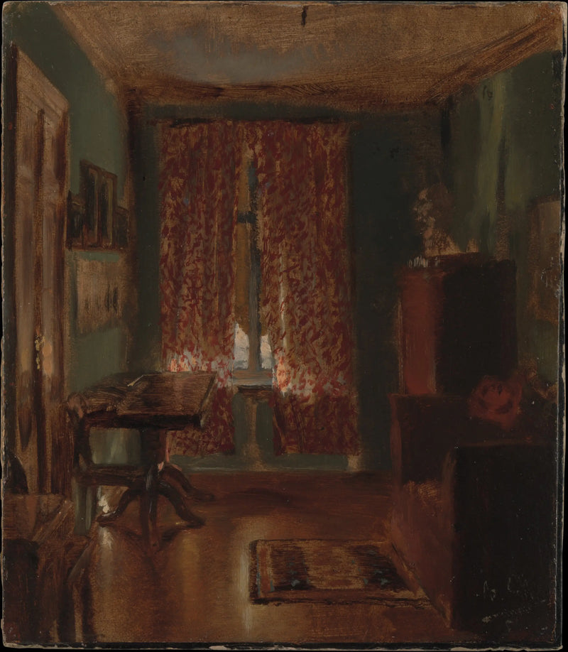 Le salon de l'artiste dans la Ritterstrasse - Adolph von Menzel