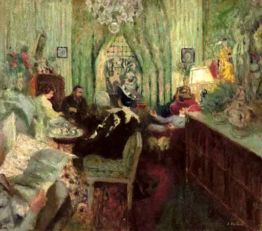 Le Salon de Madame Aron - Édouard Vuillard