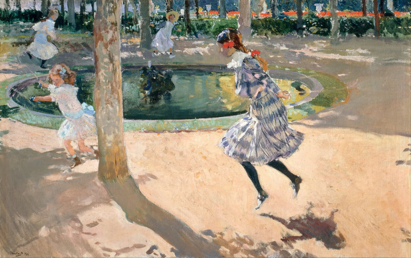 Le Saut à la corde - Joaquín Sorolla