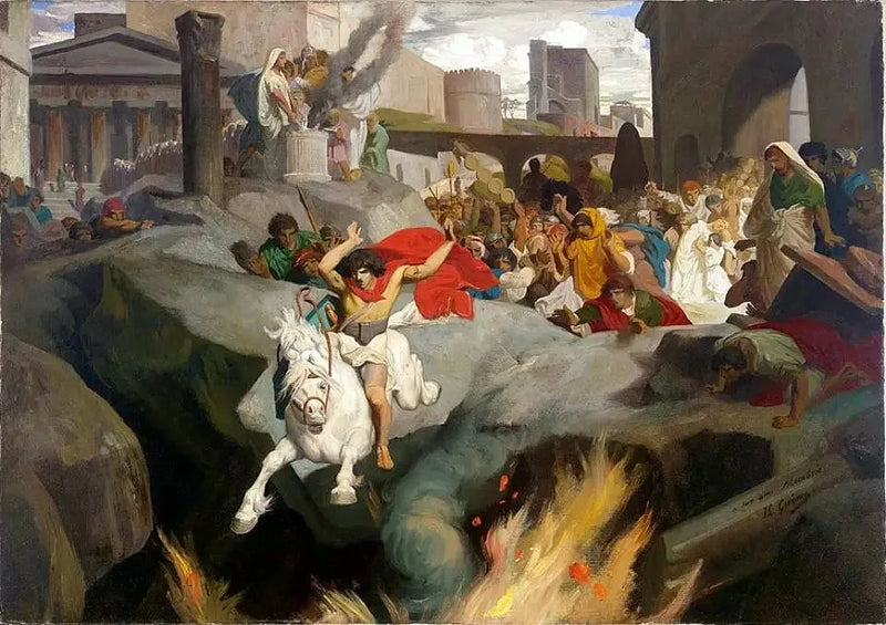 Le saut de Mettius Curtius - Jean-Léon Gérôme