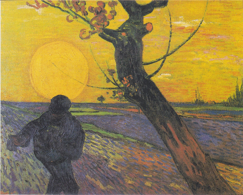 Le semeur au soleil couchant - Vincent van Gogh