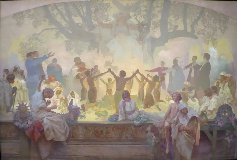 Le Serment d'Omladina - Alphonse Mucha