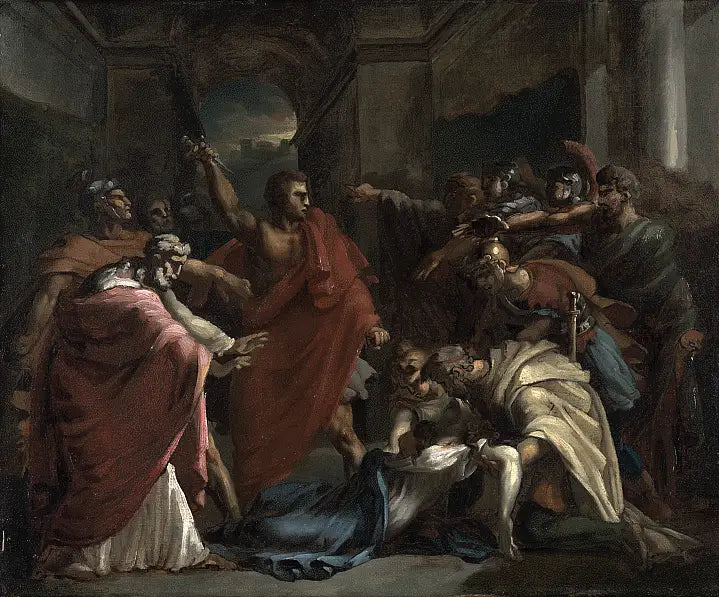 Le serment de Brutus après la mort de Lucrèce - Théodore Géricault