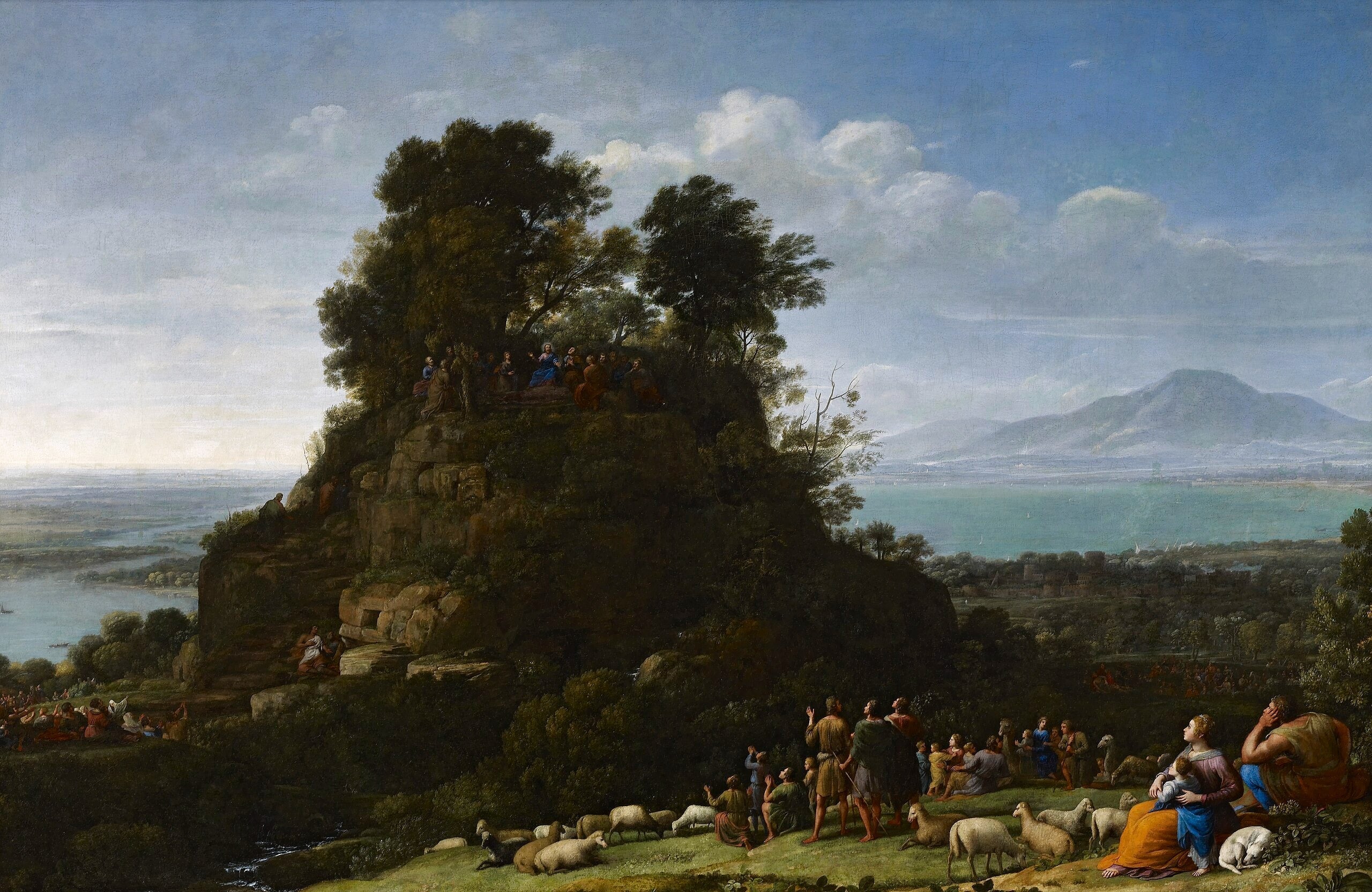 Le Sermon sur la montagne - Claude Lorrain