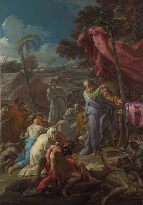 Le serpent d'airain - Corrado Giaquinto