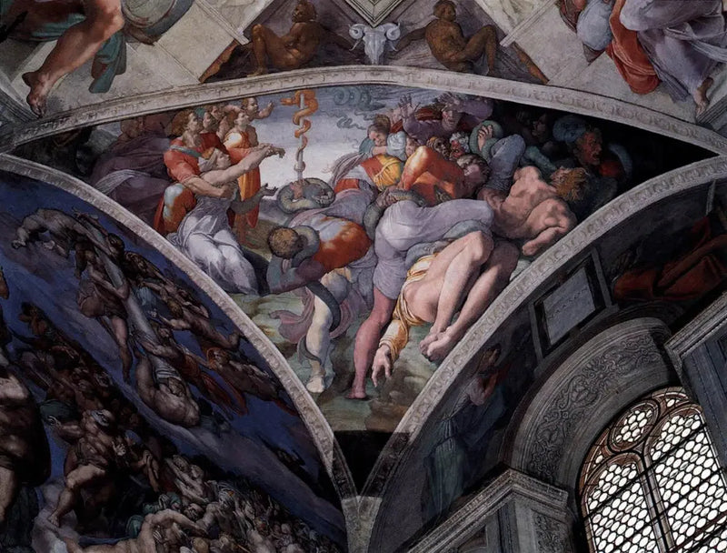 Le Serpent d'airain - Michel-Ange