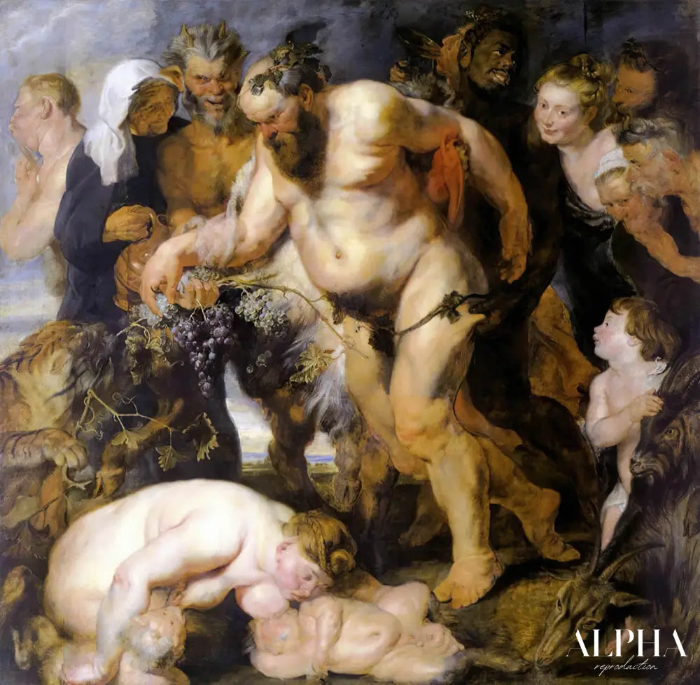 Le Silène ivre - Peter Paul Rubens - Reproductions de tableaux et peintures haut de gamme