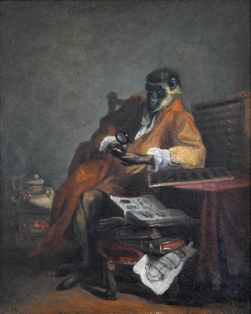 Le Singe antiquaire - Jean Siméon Chardin