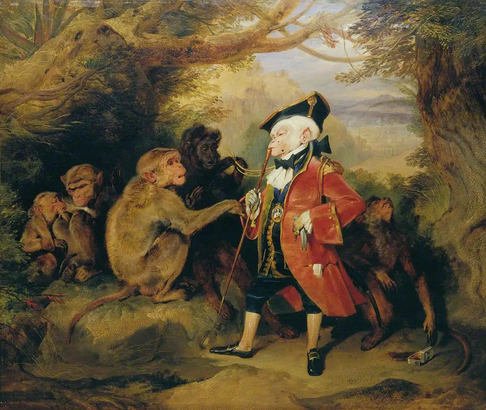 Le singe voyageur - Edwin Henry Landseer - Alpha Reproduction
