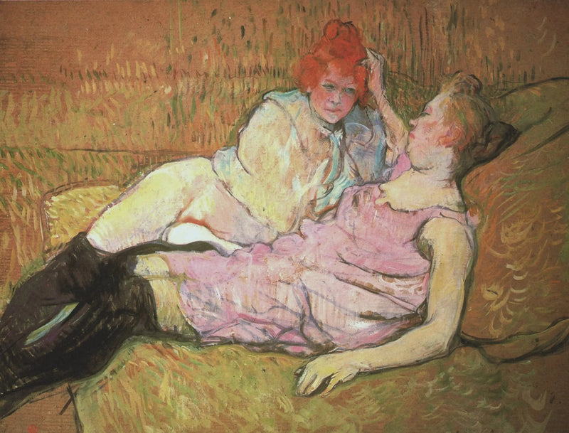 Le Sofa - Henri de Toulouse-Lautrec
