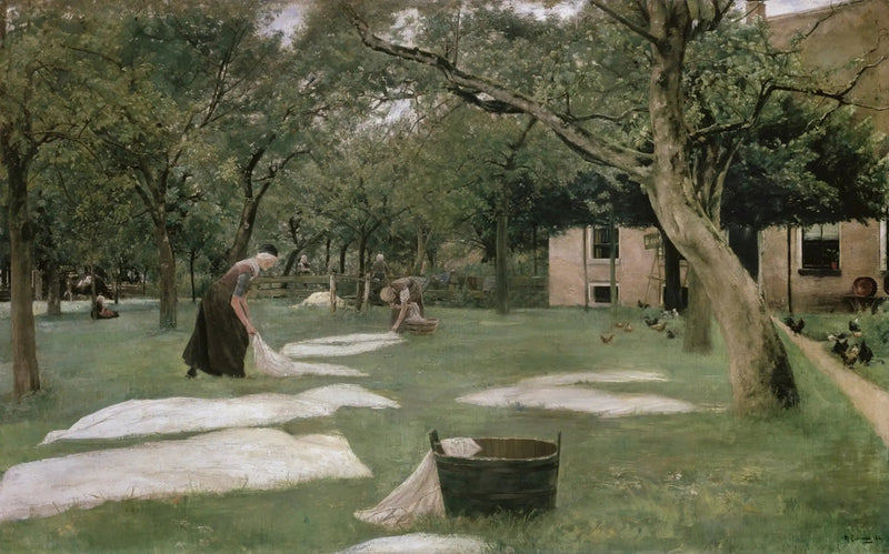Le sol blanchissant - Max Liebermann
