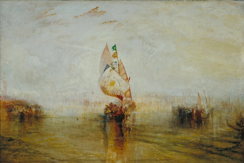 Le Soleil de Venise part en mer - J. M. W. Turner