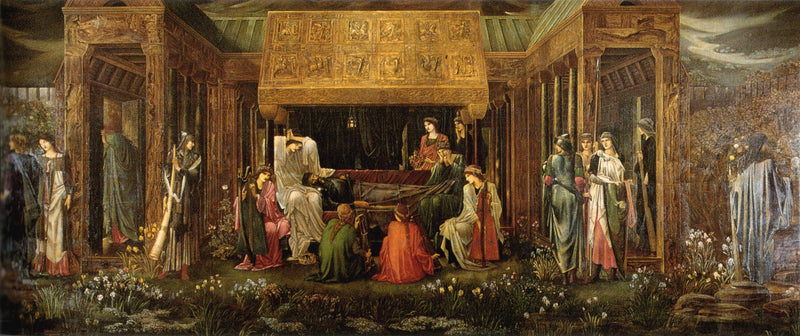 Le Sommeil d'Arthur à Avalon - Edward Burne-Jones