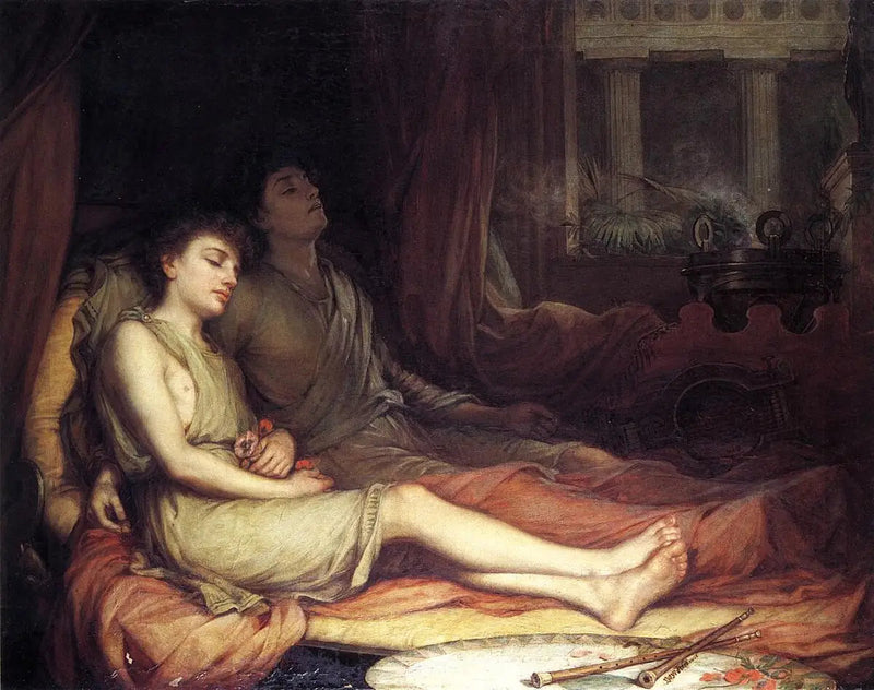 Le sommeil et la mort de son demi-frère - John William Waterhouse