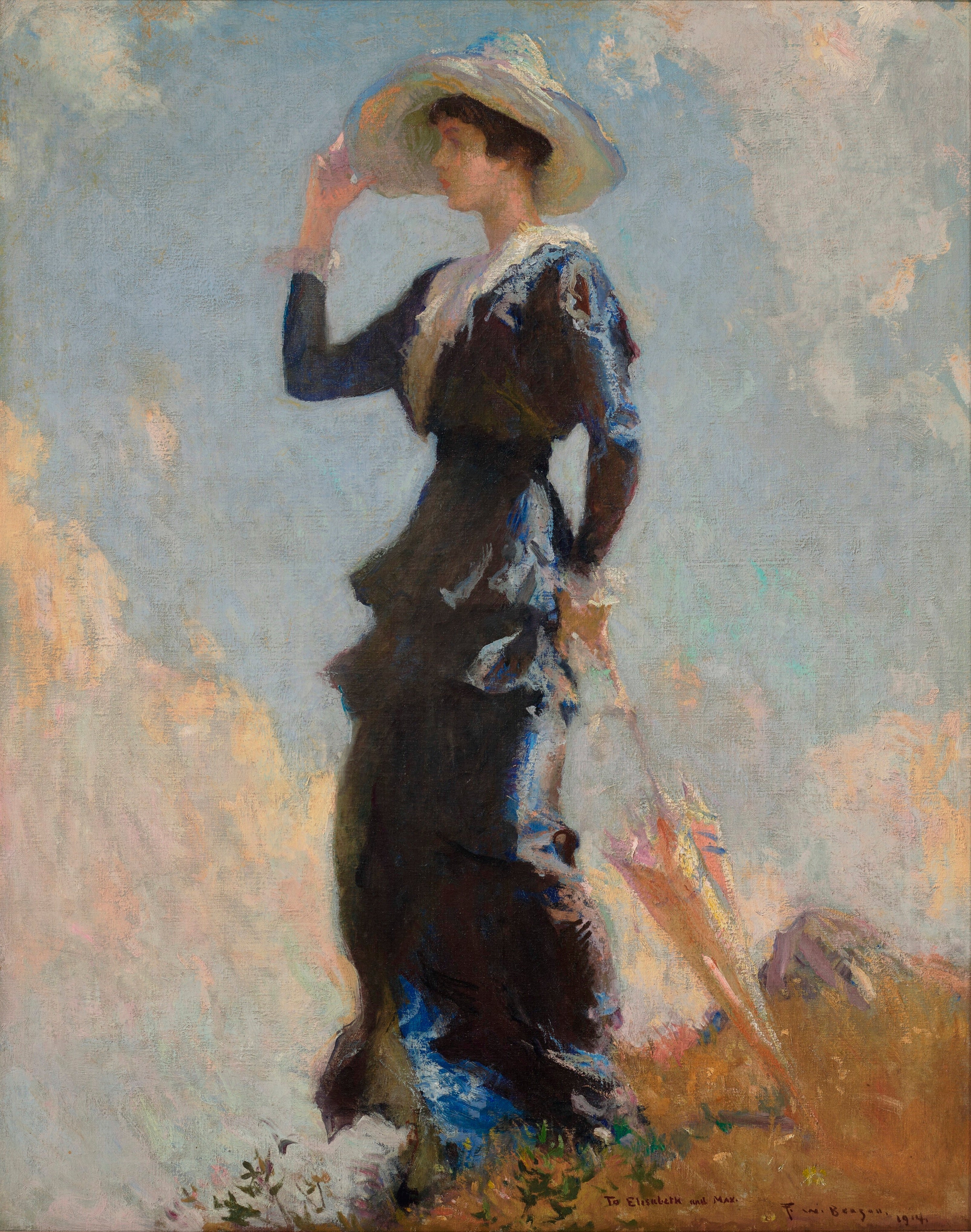 Le sommet de la colline - Frank Weston Benson