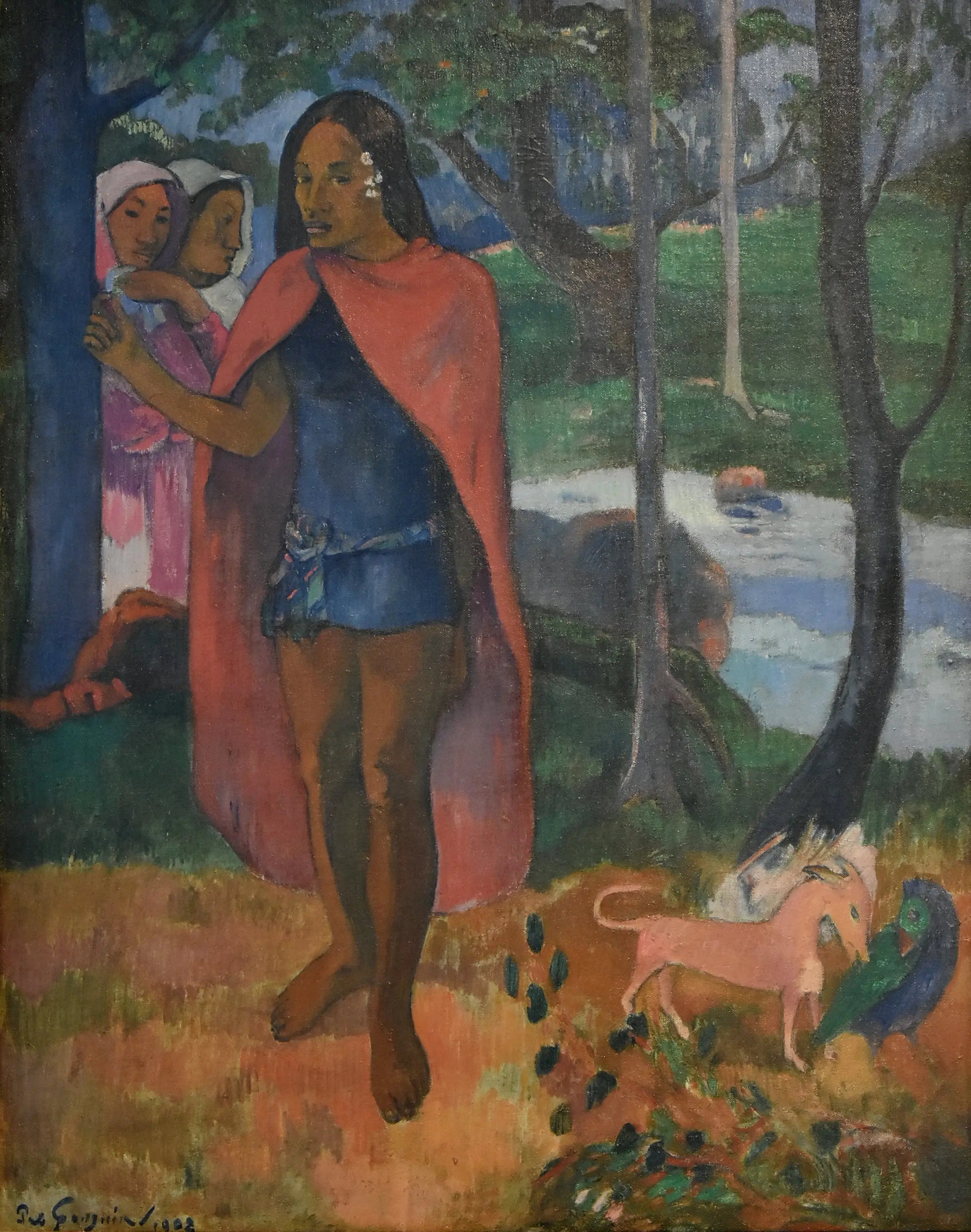Reproduction du tableau « Le Sorcier d'Hiva-Oa - Paul Gauguin » par Alpha Reproduction en peinture à l’huile