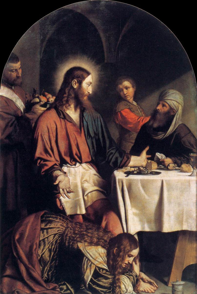 Le souper chez Simon le pharisien - Alessandro Bonvicino