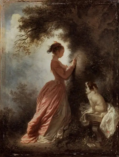 Le Souvenir - Jean-Honoré Fragonard