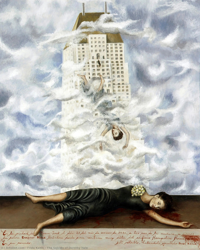 Le Suicide de Dorothy Hale - Frida Kahlo