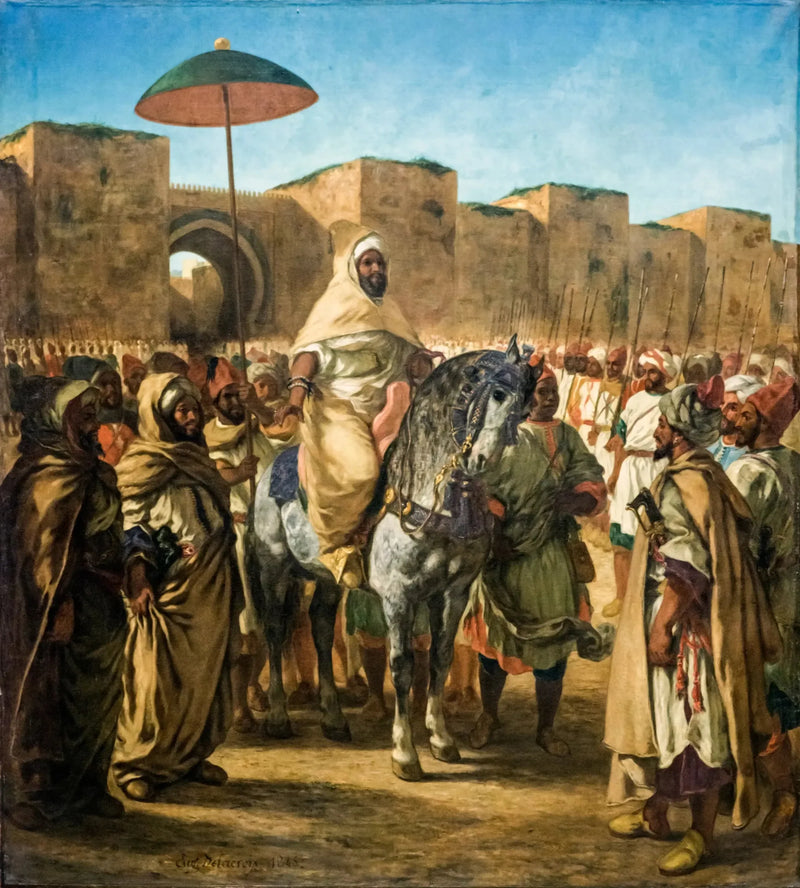 Le Sultan du Maroc - Eugène Delacroix