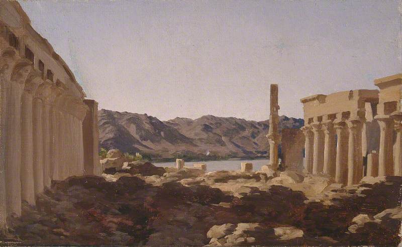 Le temple de Philae - Frederic Leighton