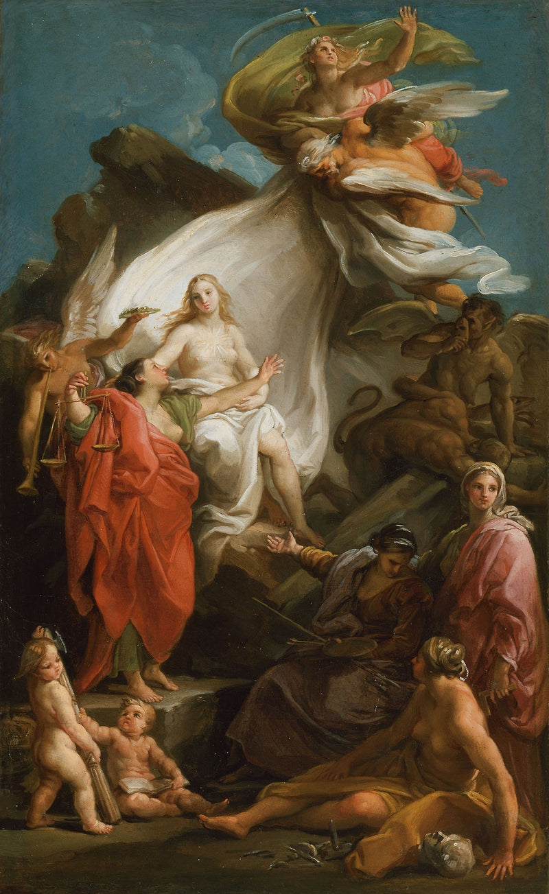 Le temps dévoile la vérité - Pompeo Batoni