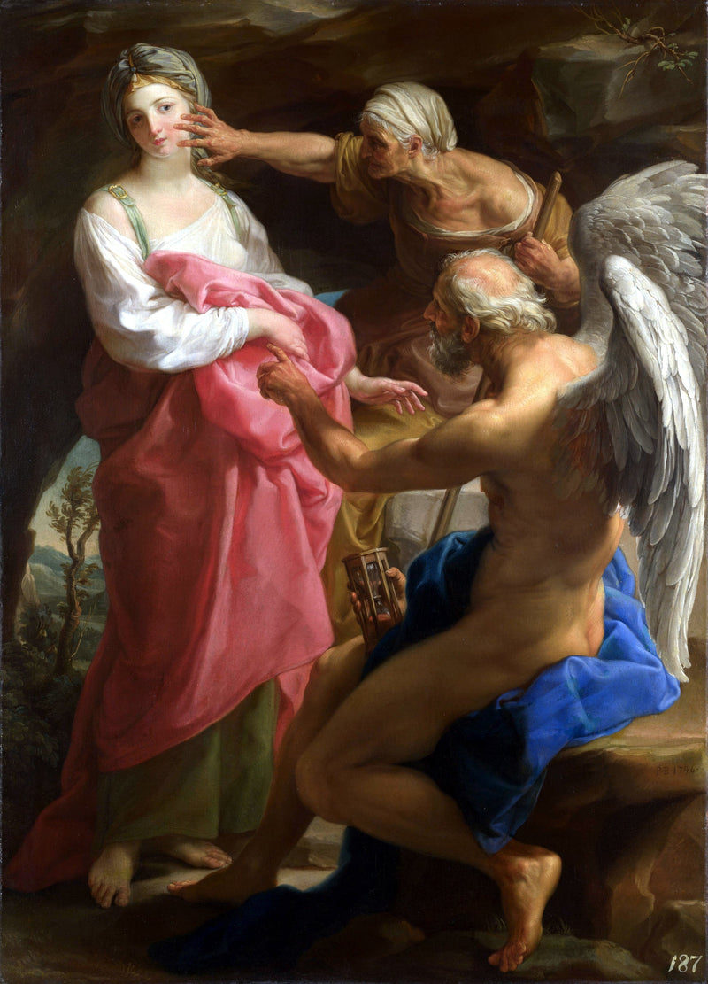 Le Temps ordonne à la Vieillesse de détruire la Beauté - Pompeo Batoni