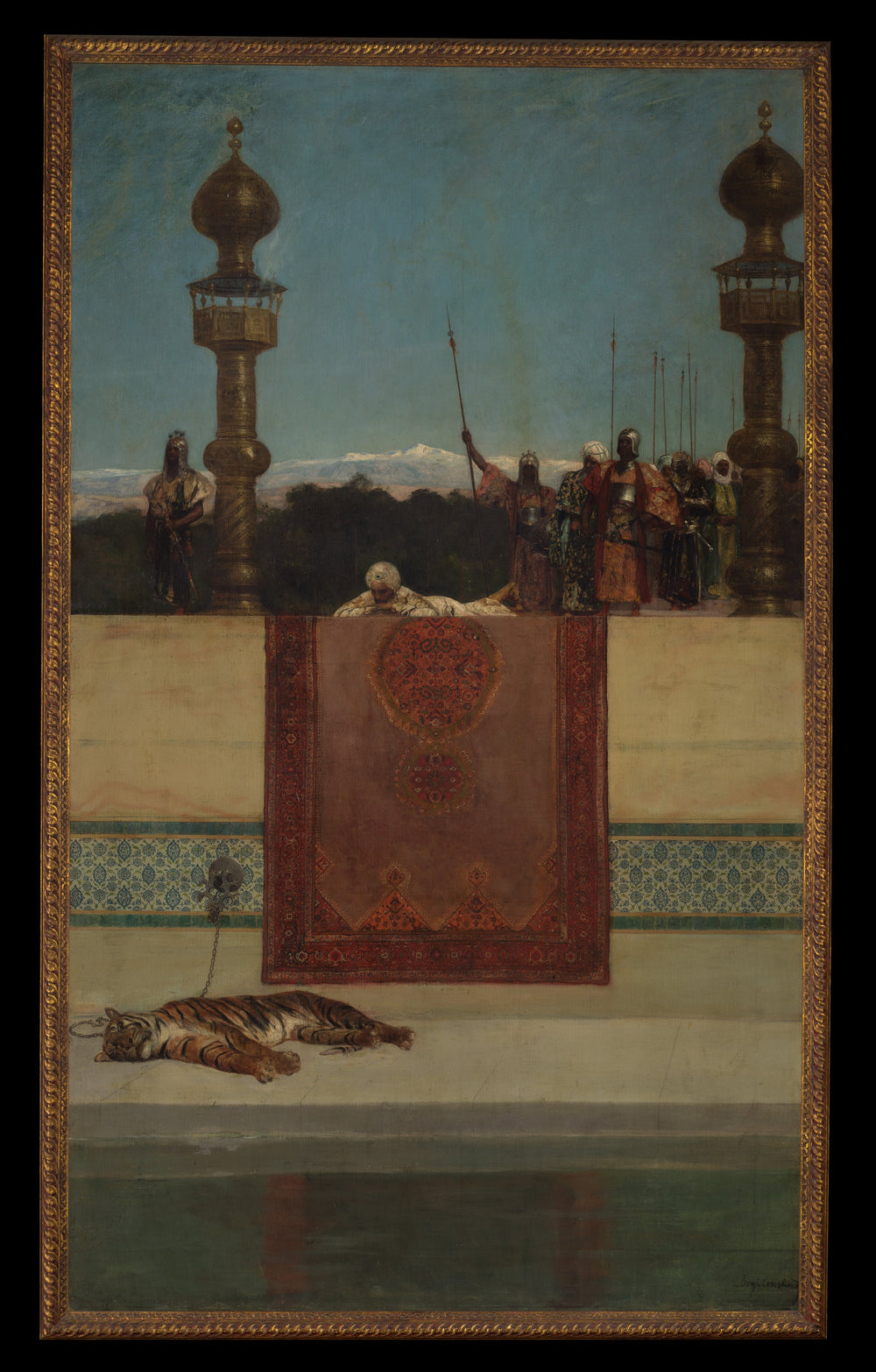 Le tigre du sultan - Jean-Joseph Benjamin-Constant