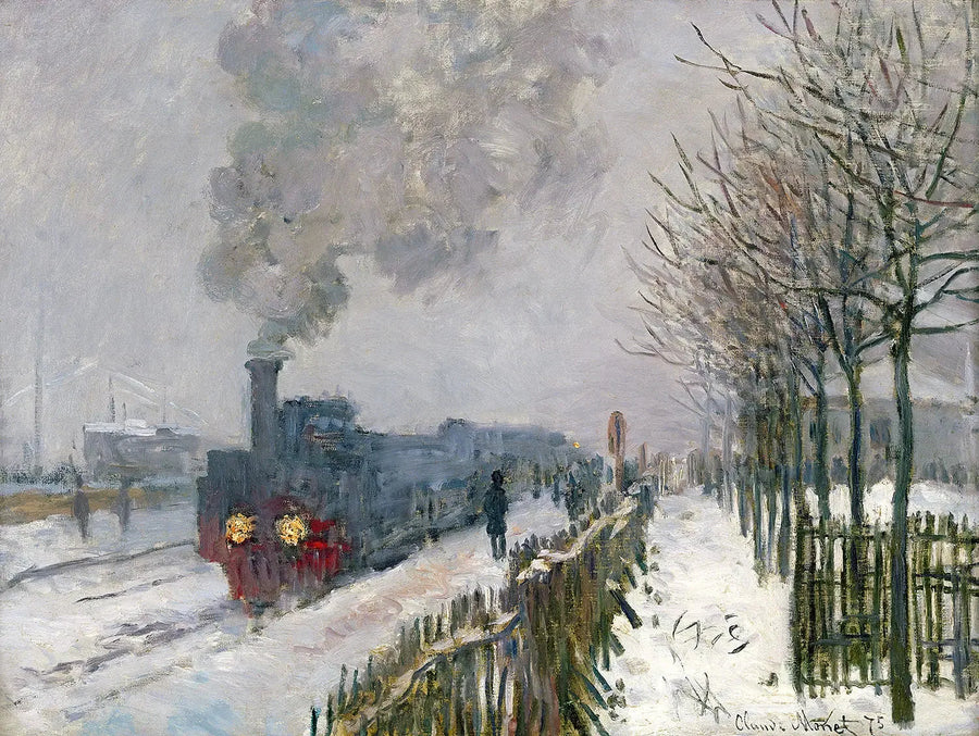 Le Train dans la neige - Claude Monet