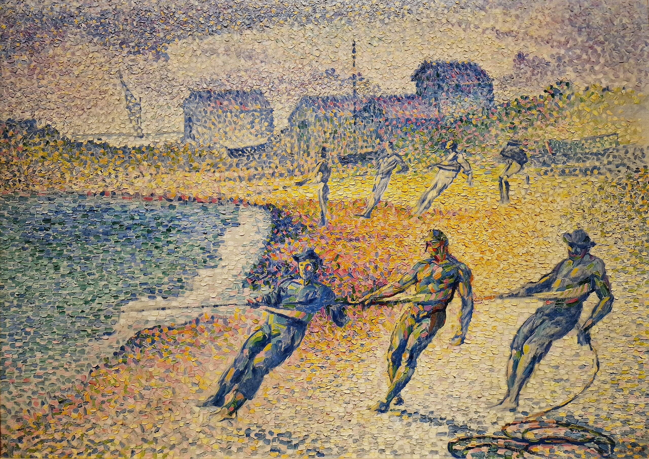 Le transport des filets - Henri-Edmond Cross