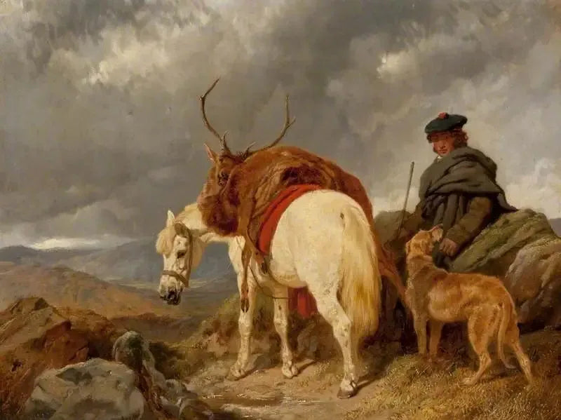 Le traqueur de cerfs - John Frederick Herring, Sr.