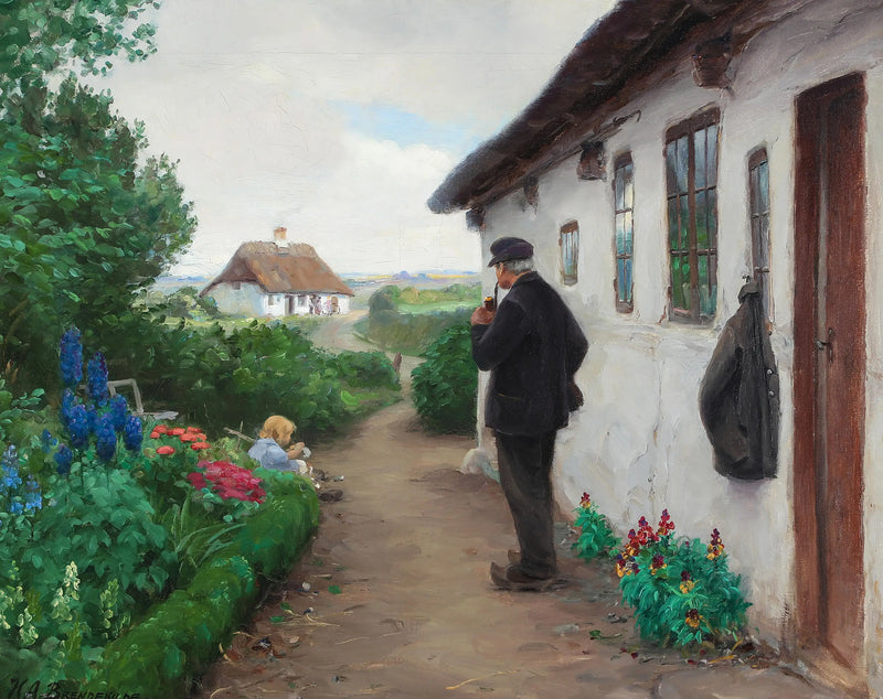 Le travailleur routier Chr. Larsen de Jyllinge. - H. A. Brendekilde