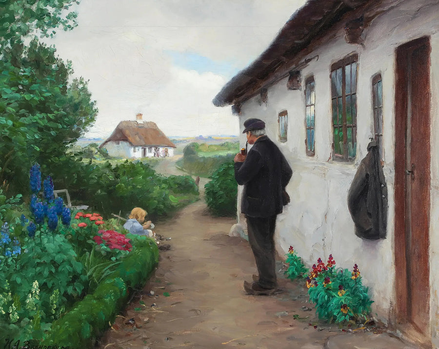 Le travailleur routier Chr. Larsen de Jyllinge. - H. A. Brendekilde