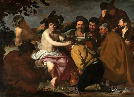 Le triomphe de Bacchus - Diego Velázquez - Reproductions de tableaux et peintures haut de gamme