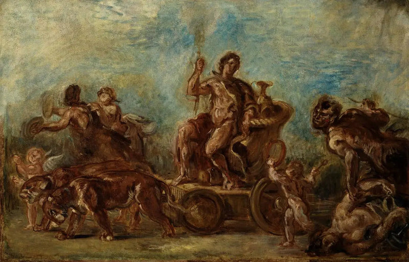 Le Triomphe de Bacchus - Eugène Delacroix