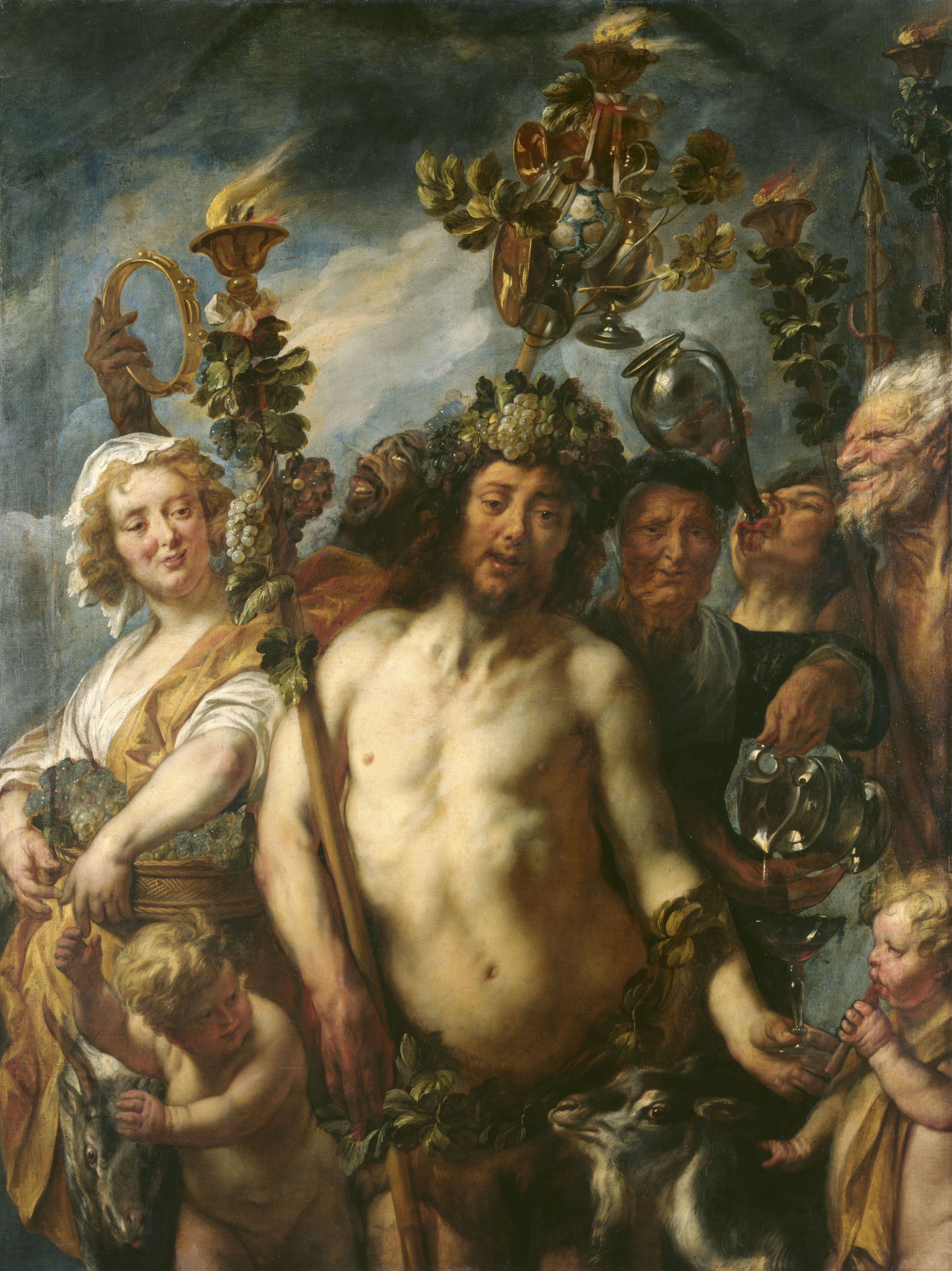 Le triomphe de Bacchus - Jacob Jordaens image 1 tableau peint à l’huile sur toile